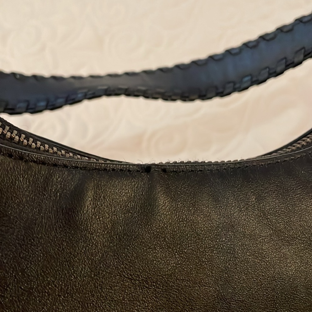 Coach Studded Celeste Leather Hobo Bag in black. Used, but in good condition. - Picture 3 of 6